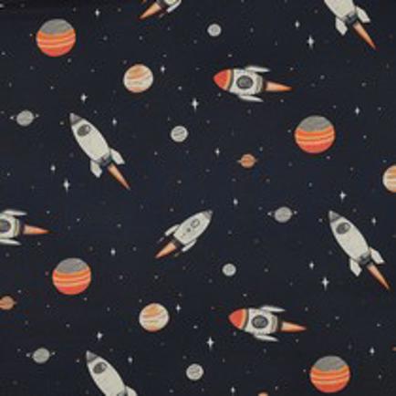 FINE POPLIN DIGITAL SPACE NAVY (thumbnail)