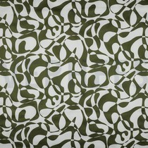 COTON SATIN ABSTRACT VERT ARMÉE (thumbnail)