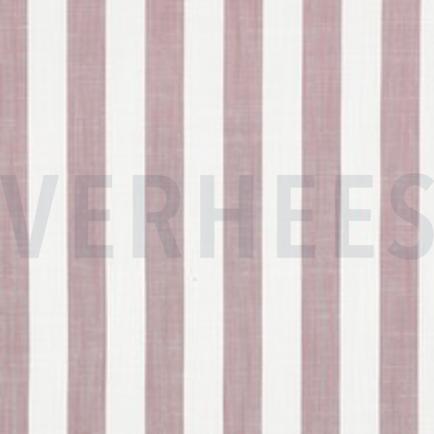 VISCOSE GARENGEVERFD STREPEN BLUSH (thumbnail)