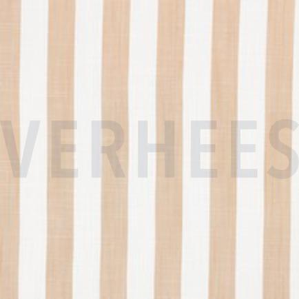 VISCOSE GARENGEVERFD STREPEN GEEL (thumbnail)
