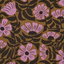 TOILE DÉCORATION FLEURS VERT (thumbnail)