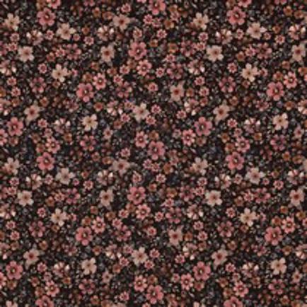JERSEY DIGITAL BLUMEN BRAUN (thumbnail)
