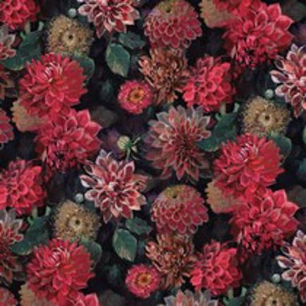 JERSEY DIGITAL BLUMEN FUCHSIA (thumbnail)