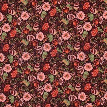 JERSEY DIGITAL FLEURS BORDEAUX (thumbnail)