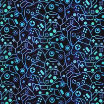 JERSEY DIGITAAL GAMECONTROLLERS BLAUW (thumbnail)