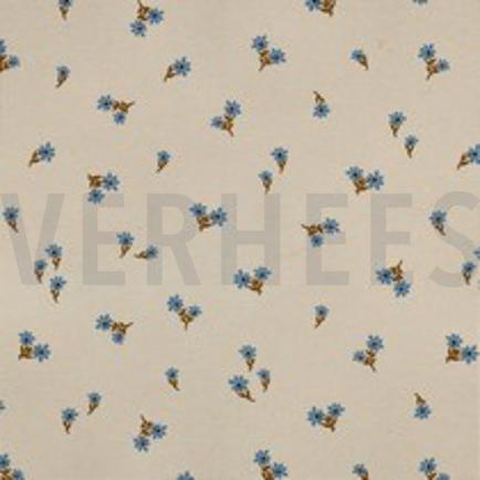 WAFFELJERSEY BLUMEN ECRU (thumbnail)