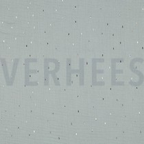 MUSSELIN FOLIE STREIFEN MINT / GOLD (thumbnail)