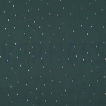 MUSSELIN FOLIE STREIFEN DUNKELGRÜN / GOLD (thumbnail)