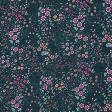 LENZING™ ECOVERO™ BLOEMEN GROEN (thumbnail)