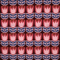 LENZING™ ECOVERO™ BLOEMEN BORDEAUXROOD (thumbnail)