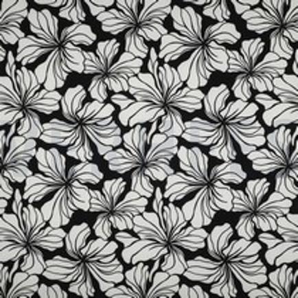 VISCOSE RADIANCE FLEURS NOIR (thumbnail)