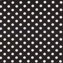 VISCOSE RADIANCE POLKA DOTS DONKERBRUIN (thumbnail)