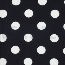 VISCOSE RADIANCE POIS BLEU MARINE (thumbnail)