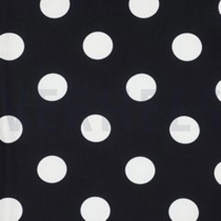VISCOSE RADIANCE POLKA DOTS MARINEBLAUW (thumbnail)
