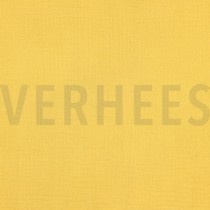 BAUMWOLLE MUSSELIN DREILAGIG GOTS GELB (thumbnail)