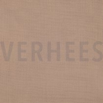 BAUMWOLLE MUSSELIN DREILAGIG GOTS TAUPE (thumbnail)