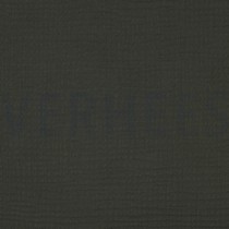 BAUMWOLLE MUSSELIN DREILAGIG GOTS DUNKELGRÜN (thumbnail)