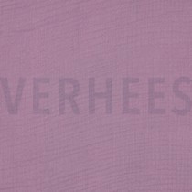 BAUMWOLLE MUSSELIN DREILAGIG GOTS MAUVE (thumbnail)