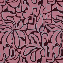 VISKOSE ROSELLA STRETCH ABSTRACT BORDEAUXROT (thumbnail)