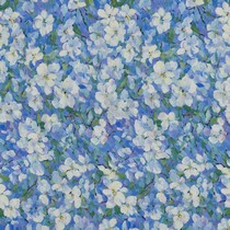 VISKOSE ROSELLA STRETCH DIGITAL BLUMEN LAVENDEL (thumbnail)