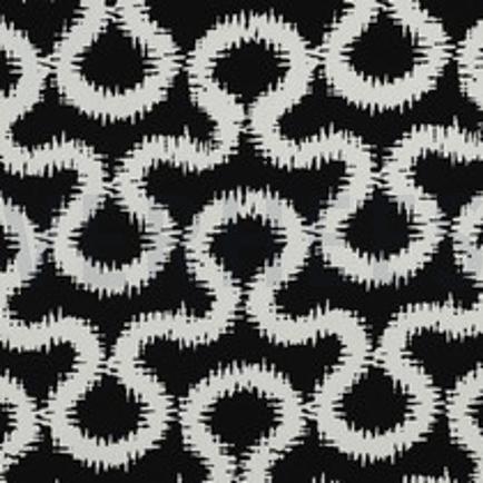 VISCOSE STRETCH ABSTRACT NOIR (thumbnail)