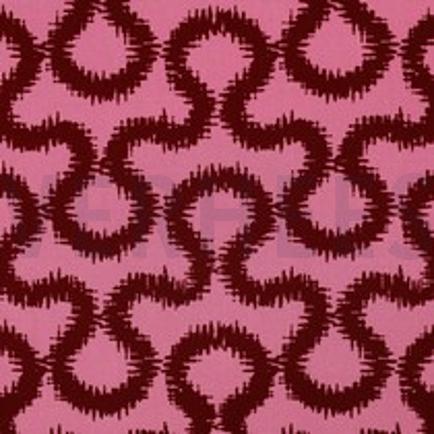 VISCOSE STRETCH ABSTRACT ROSE (thumbnail)