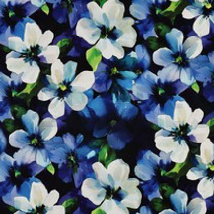PUNTA DI ROMA DIGITAL FLEURS NOIR (thumbnail)