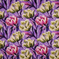 LENZING™ ECOVERO™ DIGITAL BLUMEN LILA/VIOLETT (thumbnail)