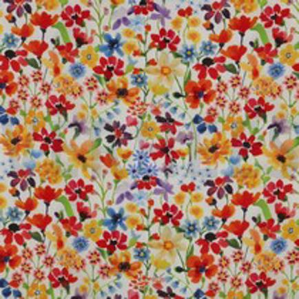 VISCOSE RADIANCE DIGITAL FLEURS JAUNE (thumbnail)