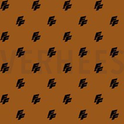 KATOENEN POPLIN FAST & FURIOUS COGNAC (thumbnail)