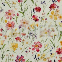 VISKOSE RADIANCE DIGITAL BLUMEN HELLGELB (thumbnail)