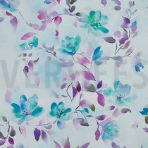 VISKOSE RADIANCE DIGITAL BLUMEN HELLBLAU (thumbnail)