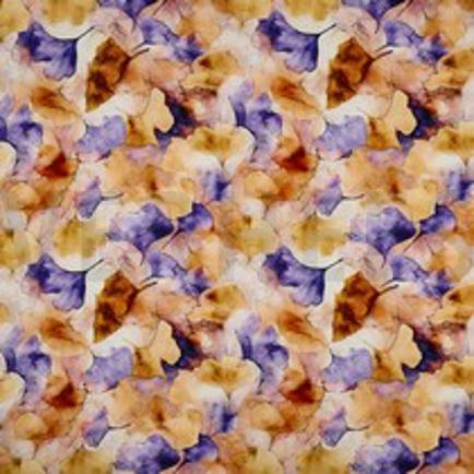VISCOSE RADIANCE DIGITAL FEUILLES JAUNE (thumbnail)