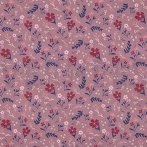 REGENMANTEL BLUMEN MAUVE (thumbnail)