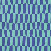 KATOENEN POPLIN GOTS RUITEN JENNIFER BOURON BLAUW/GROEN (thumbnail)