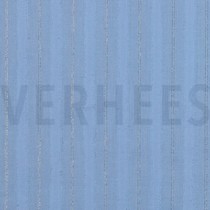 BAUMWOLLE VOILE LUREX STREIFEN HELLBLAU (thumbnail)