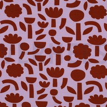 JERSEY GOTS BLUMEN JENNIFER BOURON LAVENDEL (thumbnail)