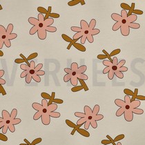 JERSEY GOTS BLUMEN JENNIFER BOURON NATUR (thumbnail)