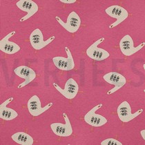 RIPPJERSEY GOTS GÄNSE JENNIFER BOURON FUCHSIA (thumbnail)