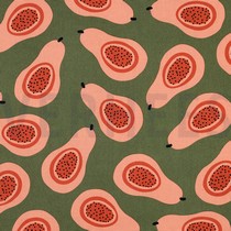 TOILE DÉCORATION FRUIT VERT (thumbnail)