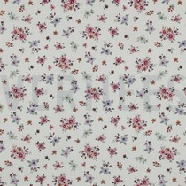 FEIN GEWEBTE BAUMWOLLPOPELINE DIGITAL BLUMEN WEISS (thumbnail)