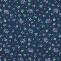 FEIN GEWEBTE BAUMWOLLPOPELINE DIGITAL BLUMEN PETROL (thumbnail)