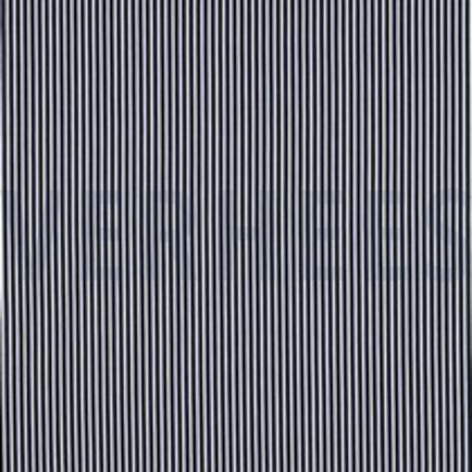 KATOENEN POPLIN STREPEN MARINEBLAUW (thumbnail)
