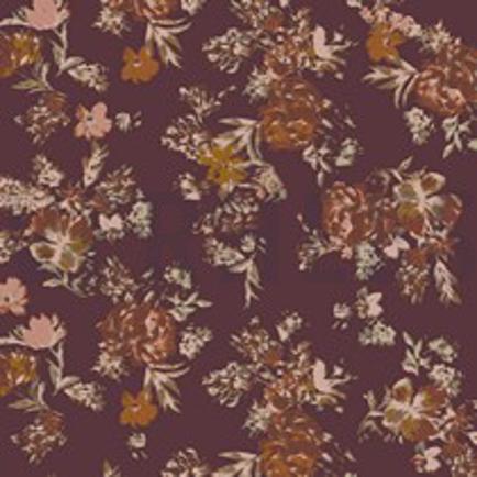 JERSEY DIGITAL BLUMEN BORDEAUXROT (thumbnail)