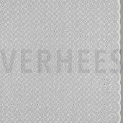 COTTON EMBROIDERY TWO-SIDE SCALLOP WHITE (thumbnail)