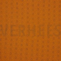 DOUBLE GAUZE EMBROIDERY BLOEMEN BRICK (thumbnail)