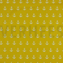 POPELINE DE COTON ANCRE JAUNE (thumbnail)