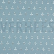 POPELINE DE COTON ANCRE BLEU CLAIR (thumbnail)