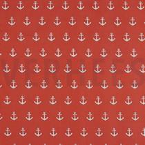 POPELINE DE COTON ANCRE CORAIL (thumbnail)