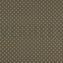 KATOENEN POPLIN KLEINE ANKERS TAUPE (thumbnail)